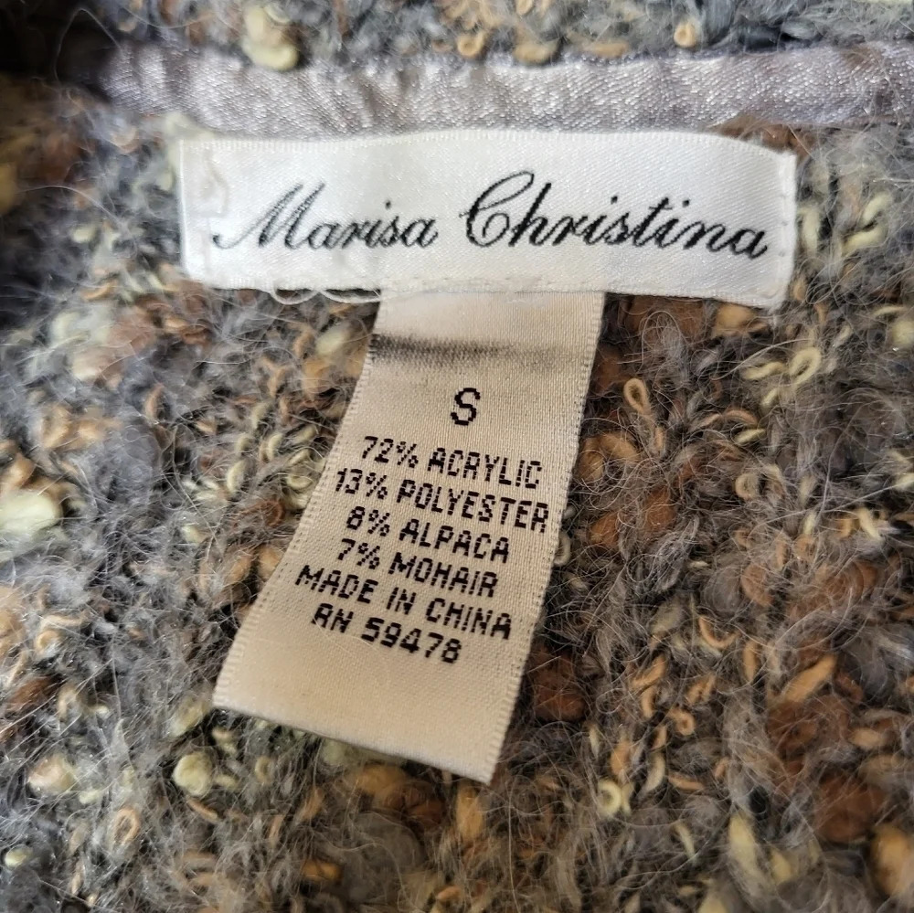 Marisa Christina chunky knit cardigan sweater - Picture 4 of 4